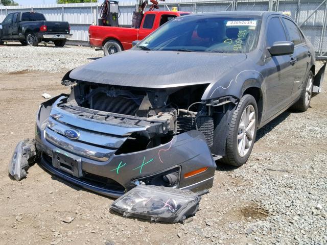 3FAHP0JA3CR205876 - 2012 FORD FUSION SEL CHARCOAL photo 2