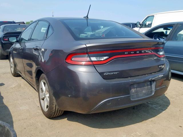 1C3CDFBB4GD661251 - 2016 DODGE DART SXT GRAY photo 3