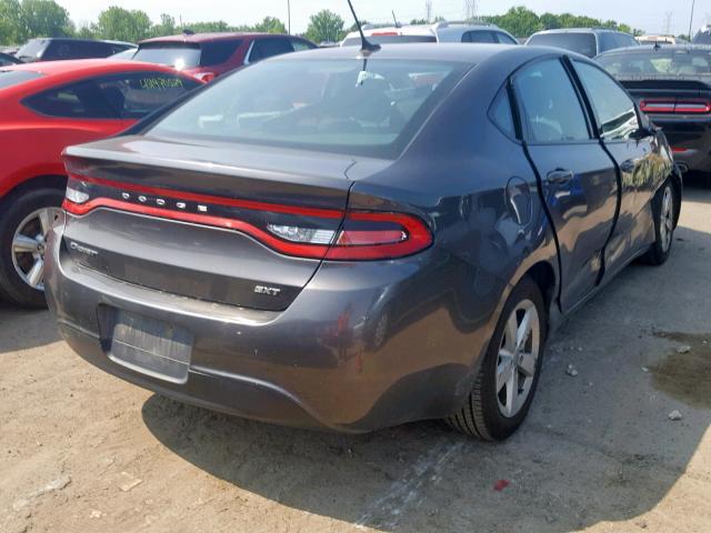 1C3CDFBB4GD661251 - 2016 DODGE DART SXT GRAY photo 4