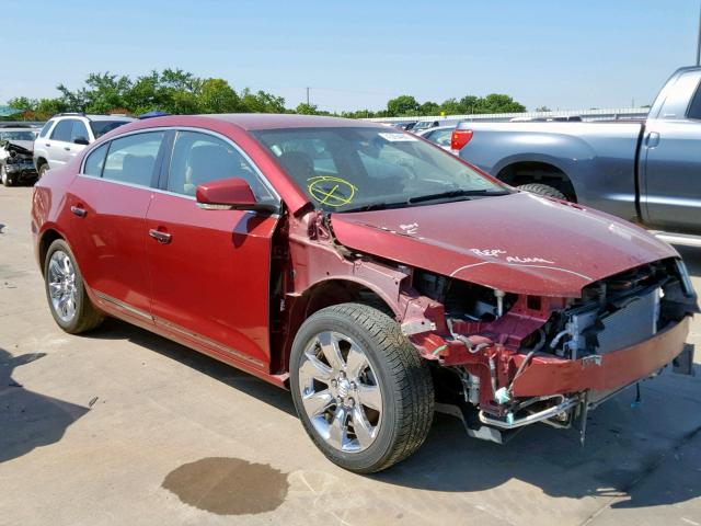 1G4GC5EGXAF317562 - 2010 BUICK LACROSSE C RED photo 1