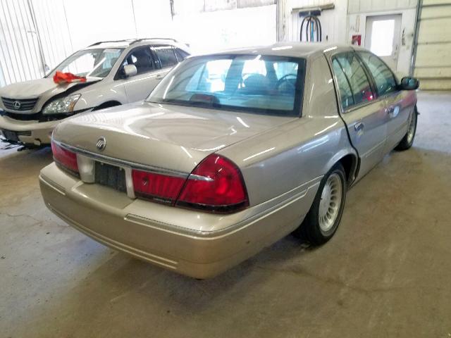 2MEFM75W2YX636337 - 2000 MERCURY GRAND MARQ TAN photo 4