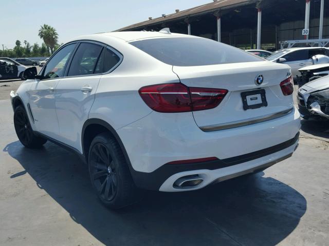 5UXKU0C55J0G81375 - 2018 BMW X6 SDRIVE3 WHITE photo 3