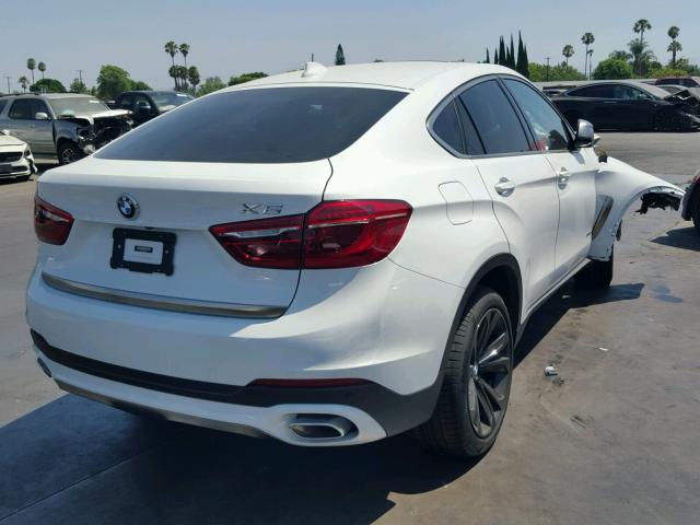 5UXKU0C55J0G81375 - 2018 BMW X6 SDRIVE3 WHITE photo 4