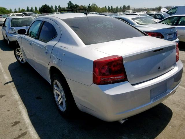 2B3LK33G18H280523 - 2008 DODGE CHARGER SX SILVER photo 3