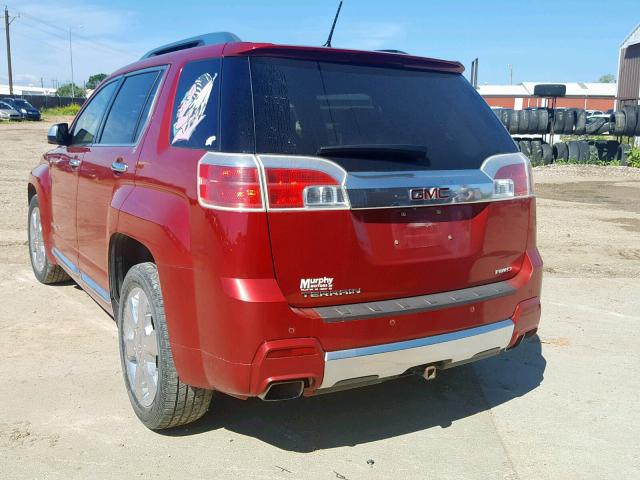 2GKFLZE35D6390300 - 2013 GMC TERRAIN DE RED photo 3