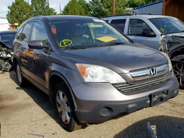 5J6RE48749L070267 - 2009 HONDA CR-V EXL GRAY photo 1