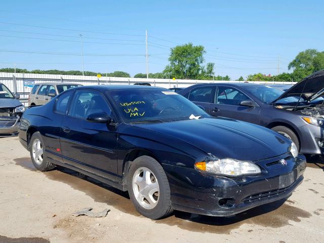 2G1WX12K4Y9226613 - 2000 CHEVROLET MONTE CARL BLACK photo 1