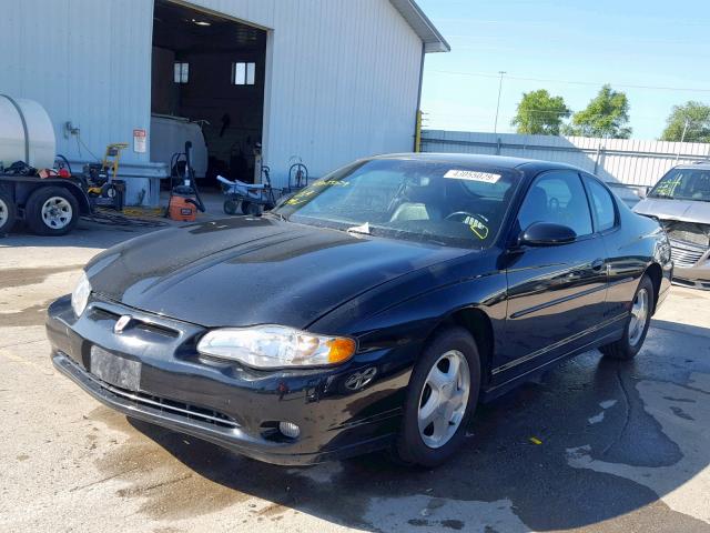 2G1WX12K4Y9226613 - 2000 CHEVROLET MONTE CARL BLACK photo 2