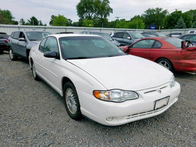 2G1WW12E429379240 - 2002 CHEVROLET MONTE CARL WHITE photo 1