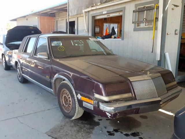 1C3XY56R6LD915186 - 1990 CHRYSLER IMPERIAL BURGUNDY photo 1