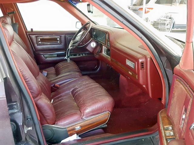 1C3XY56R6LD915186 - 1990 CHRYSLER IMPERIAL BURGUNDY photo 5