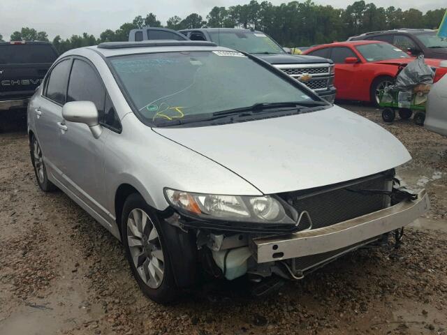 2HGFA16979H316119 - 2009 HONDA CIVIC EXL SILVER photo 1