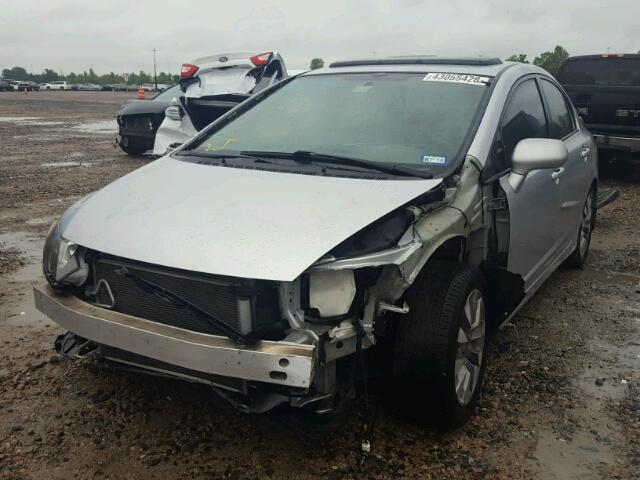 2HGFA16979H316119 - 2009 HONDA CIVIC EXL SILVER photo 2