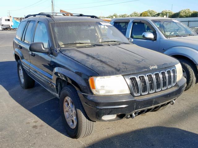 1J4GW58N01C676372 - 2001 JEEP GRAND CHER BLACK photo 1