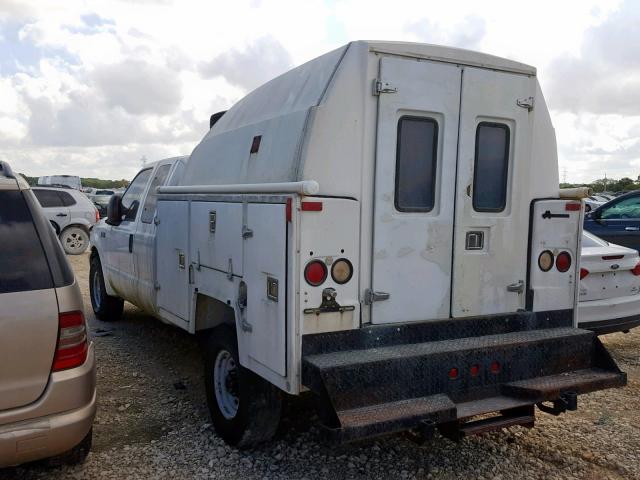 1FDSX34L83EB69003 - 2003 FORD F350 SRW S WHITE photo 3