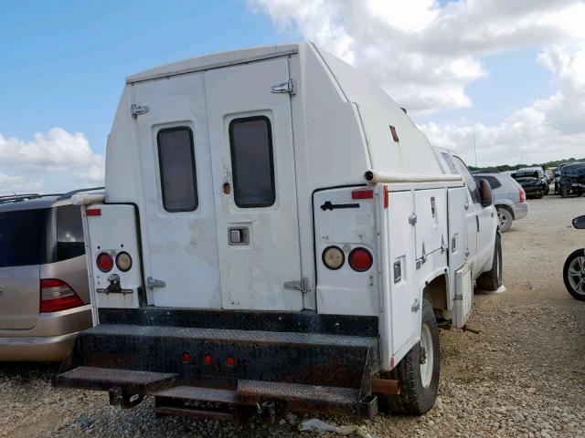 1FDSX34L83EB69003 - 2003 FORD F350 SRW S WHITE photo 4