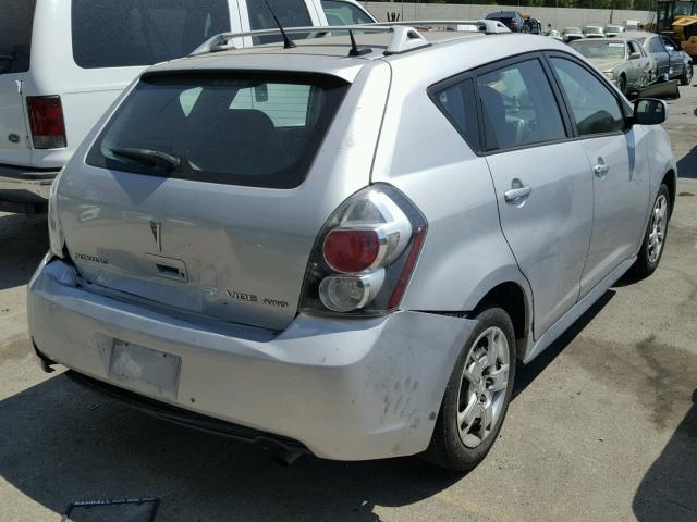 5Y2SM67069Z449147 - 2009 PONTIAC VIBE SILVER photo 4