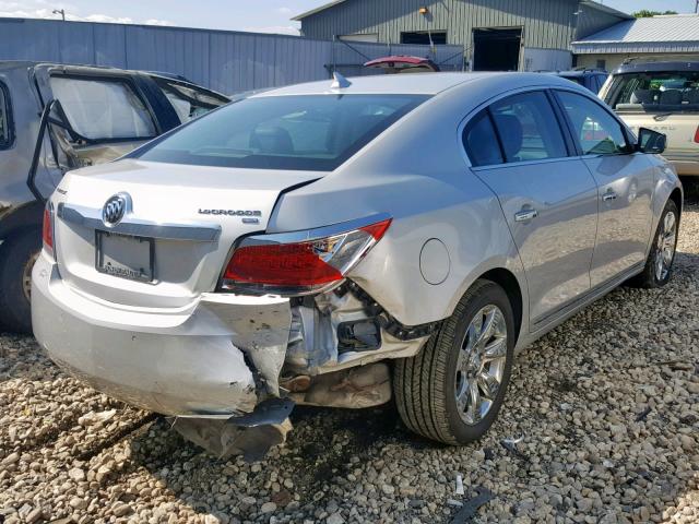 1G4GC5EDXBF287941 - 2011 BUICK LACROSSE C SILVER photo 4