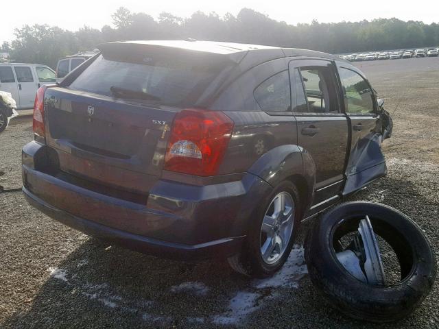 1B3HB48B67D507774 - 2007 DODGE CALIBER SX GRAY photo 4