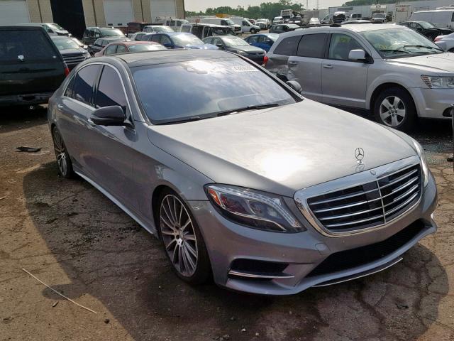 WDDUG8CBXFA137643 - 2015 MERCEDES-BENZ S 550 SILVER photo 1