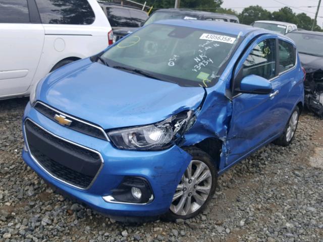 KL8CF6SA2GC623934 - 2016 CHEVROLET SPARK 2LT BLUE photo 2