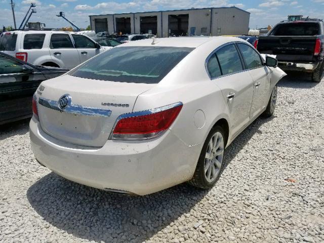1G4GJ5E30CF347059 - 2012 BUICK LACROSSE T WHITE photo 4