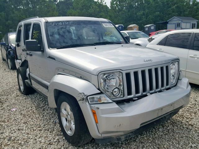 1C4PJLAK9CW166757 - 2012 JEEP LIBERTY SP SILVER photo 1