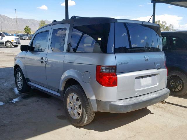 5J6YH18737L002931 - 2007 HONDA ELEMENT EX SILVER photo 3