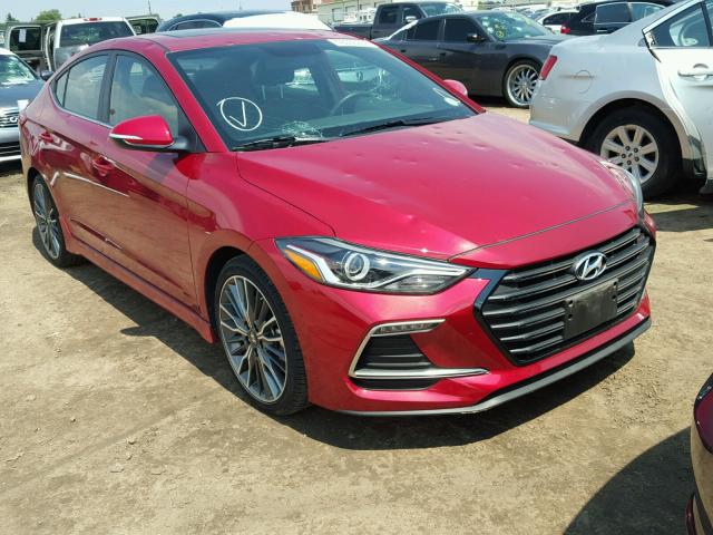 KMHD04LB4JU518771 - 2018 HYUNDAI ELANTRA SP RED photo 1