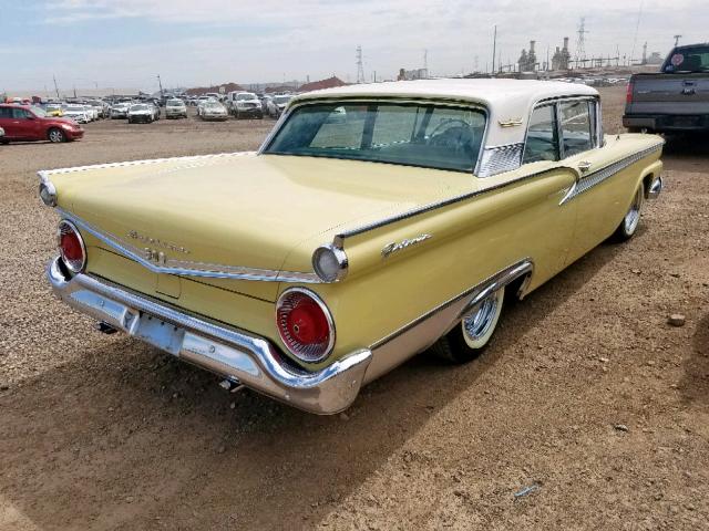 B9FS283497 - 1959 FORD GALAXY YELLOW photo 4