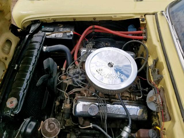 B9FS283497 - 1959 FORD GALAXY YELLOW photo 7