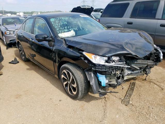 1HGCR2F83HA014994 - 2017 HONDA ACCORD EXL BLACK photo 1