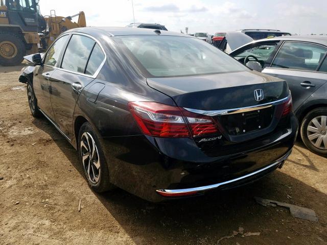 1HGCR2F83HA014994 - 2017 HONDA ACCORD EXL BLACK photo 3