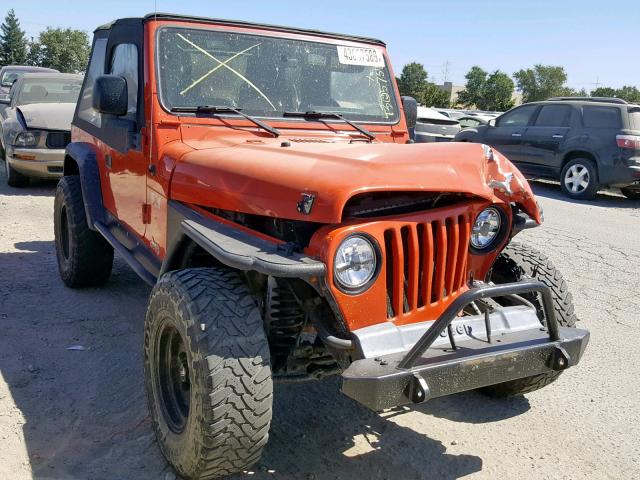 1J4FA39S35P331760 - 2005 JEEP WRANGLER X RED photo 1