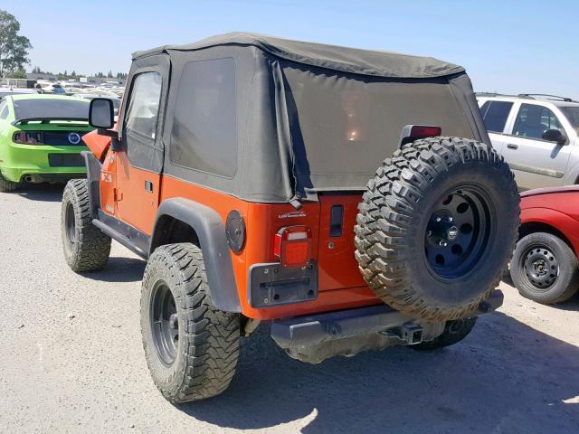 1J4FA39S35P331760 - 2005 JEEP WRANGLER X RED photo 3