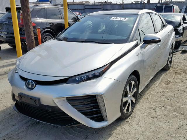 JTDBVRBD3GA000982 - 2016 TOYOTA MIRAI SILVER photo 2