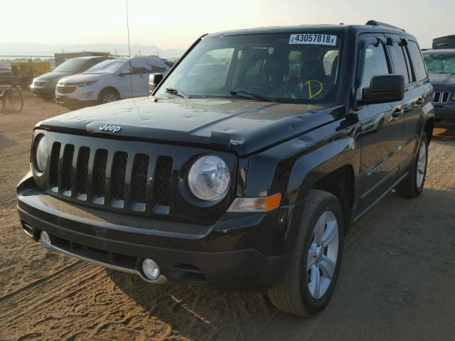 1C4NJRCB1ED852118 - 2014 JEEP PATRIOT LI BLACK photo 2