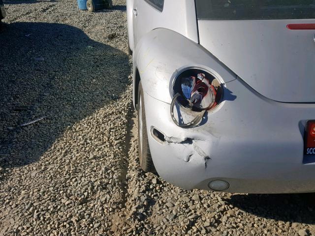 3VWCC21C6YM459984 - 2000 VOLKSWAGEN NEW BEETLE SILVER photo 9