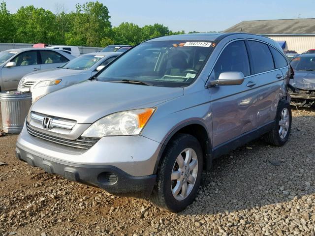 JHLRE38787C069929 - 2007 HONDA CR-V EXL BLUE photo 2