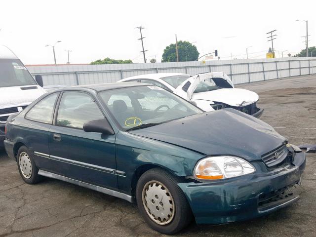 1HGEJ6226VL025321 - 1997 HONDA CIVIC DX GREEN photo 1