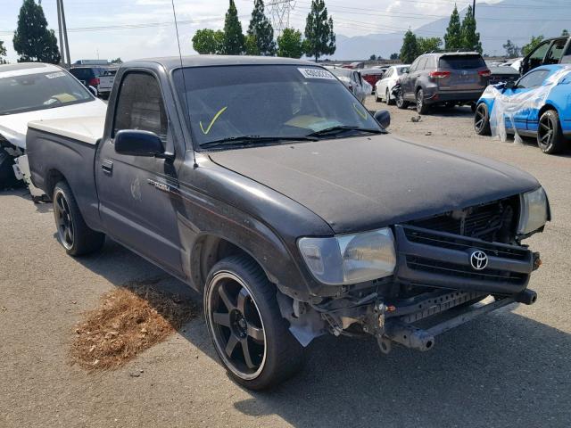 4TANL42N9XZ510264 - 1999 TOYOTA TACOMA BLACK photo 1