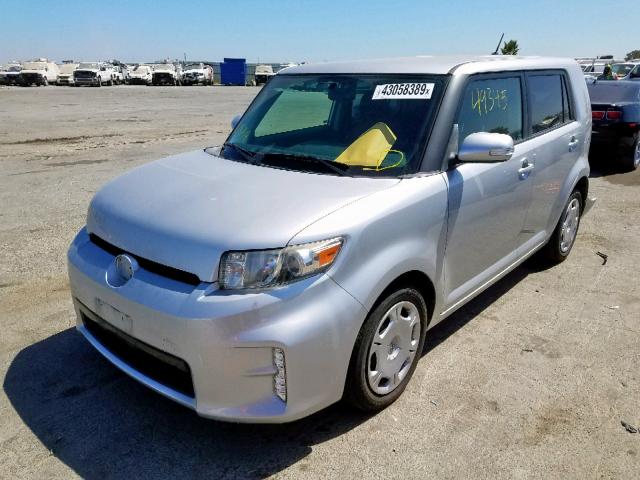 JTLZE4FEXDJ037368 - 2013 TOYOTA SCION XB 银色 照片 2
