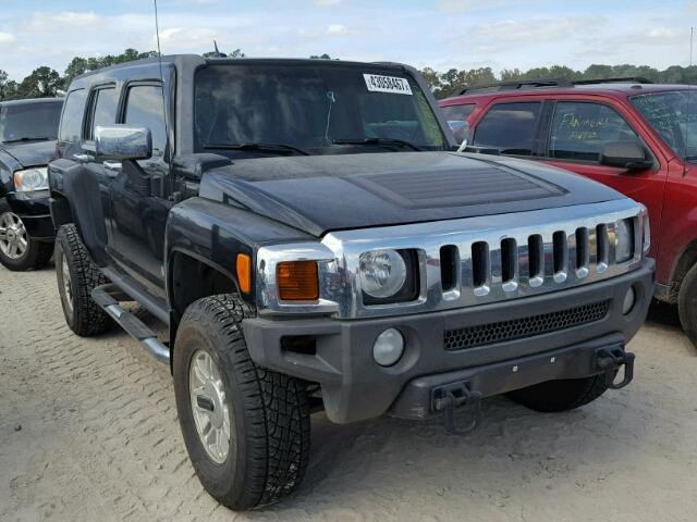 5GTDN13E778206694 - 2007 HUMMER H3 BLACK photo 1