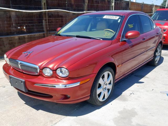 SAJWA51C75WE30081 - 2005 JAGUAR X-TYPE 3.0 RED photo 2