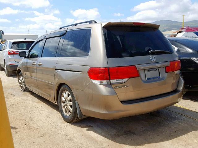 5FNRL38669B401110 - 2009 HONDA ODYSSEY EX GOLD photo 3