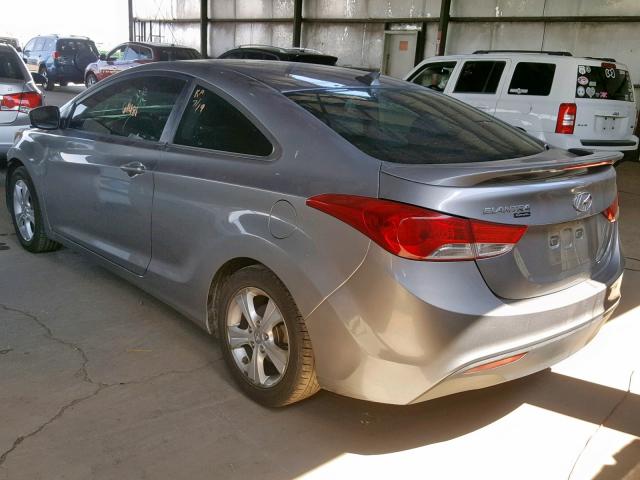 KMHDH6AE3DU017103 - 2013 HYUNDAI ELANTRA CO GRAY photo 3