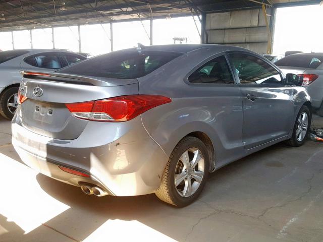 KMHDH6AE3DU017103 - 2013 HYUNDAI ELANTRA CO GRAY photo 4