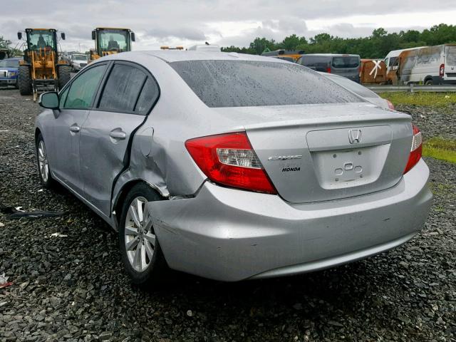 19XFB2F98CE301892 - 2012 HONDA CIVIC EXL 银色 照片 3