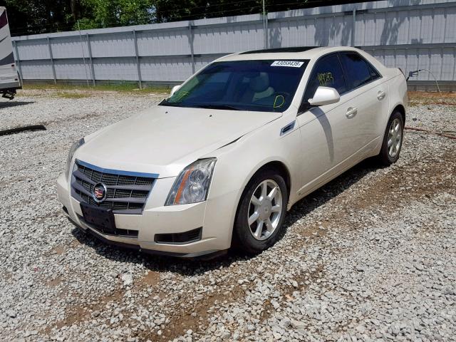 1G6DS57V380187209 - 2008 CADILLAC CTS HI FEA WHITE photo 2