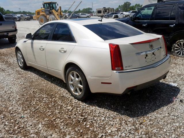 1G6DS57V380187209 - 2008 CADILLAC CTS HI FEA WHITE photo 3